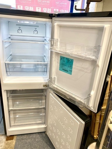 仙台市内トラック荷台渡し無料！2023年製 人気のブラックシリーズ 冷蔵庫 買取 引取 148LHaier