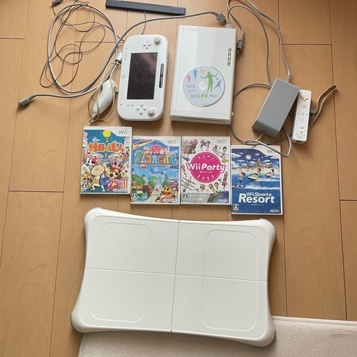 Wii U 本体 ゲームソフト 付属品セット