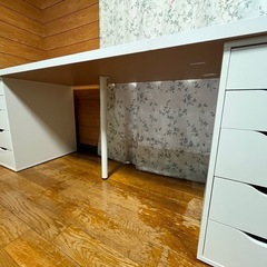 IKEAデスク LAGKAPTEN ラグカプテン / ALEX アレクス(お値段交渉いたします)の画像