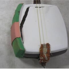 三味線　三弦駒付き　弦楽器 和楽器　民謡　日本伝統音楽　撥弦楽器　弦鳴楽器の画像