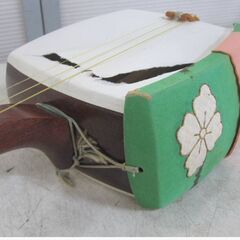 三味線　三弦駒付き　弦楽器 和楽器　民謡　日本伝統音楽　撥弦楽器　弦鳴楽器の画像