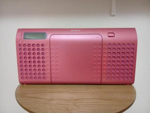 SONY  CDデッキ　ピンク