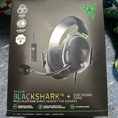 RAZERヘッドホンマイク付き‼️