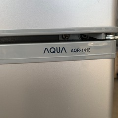 【再値下げ】AQUA 冷蔵庫　AQR-141Eの画像