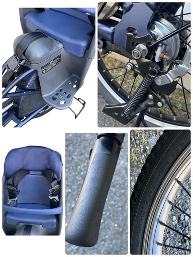 ★ Panasonic  ギュット クルーム R DX  電動アシスト自転車　ネイビー  ELRD03  ELRD03V バッテリー　16Ah 20インチ/3段変速