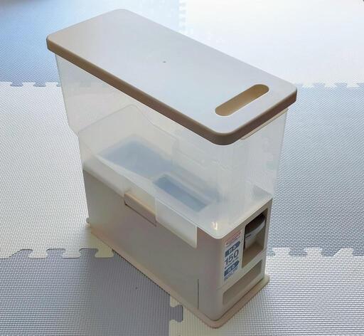 【極美品！】おしゃれキッチン用品 計量米びつ (ライスストッカー) 6キロ用