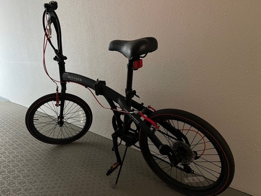 ✨【引っ越し特価‼️】WACHSEN 20インチ折りたたみ自転車? 6段変速 ?鍵サービス付き✨