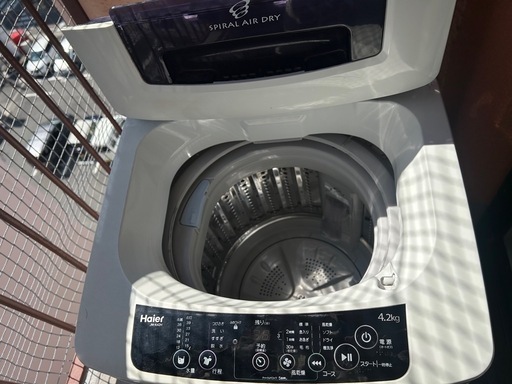 【受付終了】 4.2キロ洗濯器