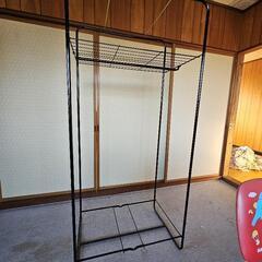 ハンガーラック　中古　黒