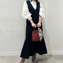 ジーユーワンピース×cocaニットセットの画像