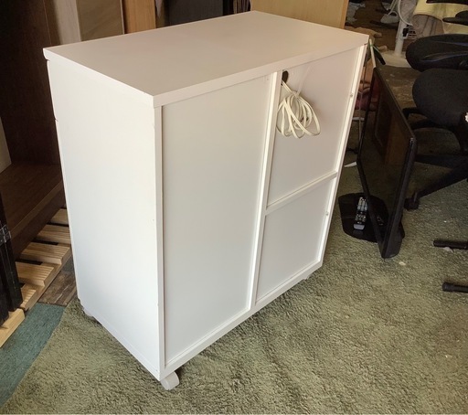 【リサイクルサービス八光】幅74.1㎝　白井産業  ルシフォン　マルチストッカーワゴン LCF-8575SL
