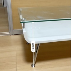 ガラス　ローテーブルの画像