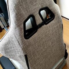 ゲーミング座椅子　ベージュ　未使用に近いの画像