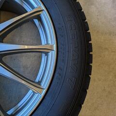 1シーズン使用スタッドレスタイヤ付きアルミ4本セットの画像
