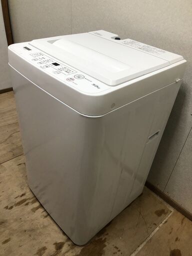 2021年製 中古 YAMADA 5kg 時短洗濯 最短10分!!コンパクト＆大容量 洗濯機 YWM-T50H1 全自動洗濯機 ヤマダ