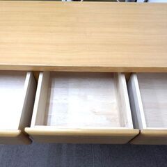 新札幌◆株式会社ミック ローチェスト プラザ ナチュラル系◆幅1180mm×奥行450mm×高さ950mm No.3240の画像