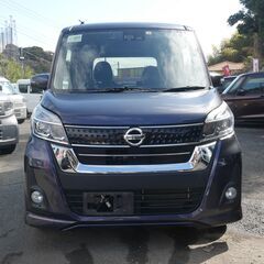 (6384) 22万　H.30(2018)年　日産 デイズルークス ハイウェイスターX　AT　ナビ、TV付　紫　走行82,354KMの画像