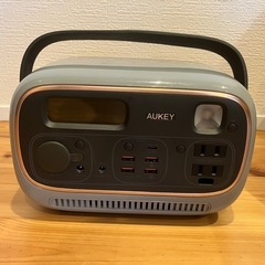 ポータブル電源　キャンプ　AUKEY POWERSTUDIO300
