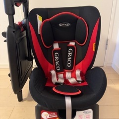 Graco G-FIX チャイルドシート 赤黒ISOFIX対応 (ramen) センター南の 
