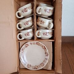 【新品未使用品】コーヒーカップ＆ソーサー ６セット②