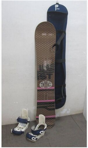 FANATIC/スノーボード145㎝ SALOMON/ビンディングSP1 Ｌサイズ　POWER'S/ケース　3点セット　ファナティック　サロモン　初心者　練習用