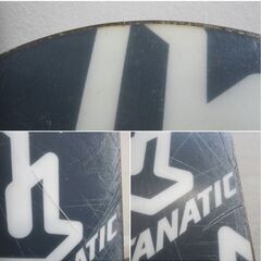 FANATIC/スノーボード145㎝ SALOMON/ビンディングSP1 Ｌサイズ　POWER'S/ケース　3点セット　ファナティック　サロモン　初心者　練習用の画像