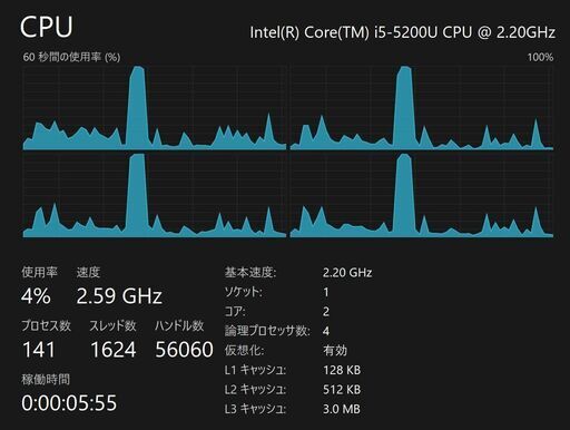 ◆13.3型WQHD液晶（2560×1440）を搭載したノートパソコンです。 初期設定済ですので、電源ONしてすぐにご使用可能な状態で