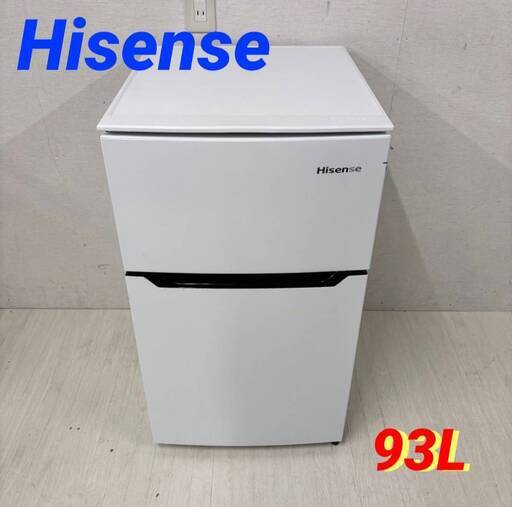 22815  一人暮らし2D冷蔵庫 Hisense  93L ◆大阪市内・東大阪市他 6,000円以上ご購入で無料配達いたします！◆ ※高槻・枚方方面◆西宮・尼崎方面◆生駒方面　それぞれ条件付き無料配送あり！