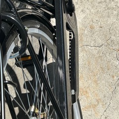 27インチ黒 自転車 ママチャリ の画像