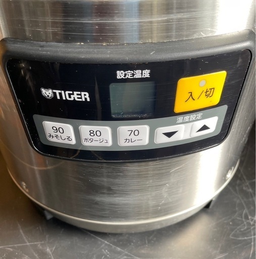 【動確済み】2019年 タイガー マイコンスープジャー JHI-N080 単相 100V スープジャー 業務用 TIGER スープ 味噌汁 カレー 保温 大阪発