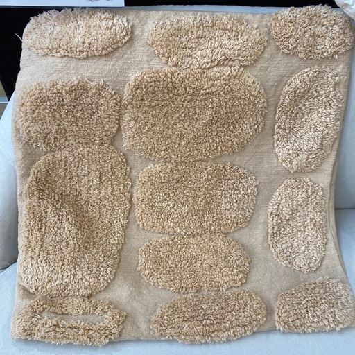 ?フカフカ?BoConcept Tufted クッション フェザー インテリア ファブリック クッションカバー キャメル?ボーコンセプ