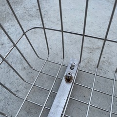 自転車　荷台とカゴの画像