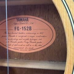 アコースティックギター　YAMAHA　アコギ　FG-152B　弦楽器　フォーク　バンド　　250228-01の画像