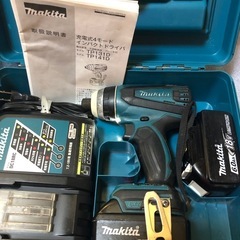 ⑨マキタ18v、4モードインパクトドライバTP141D中古品