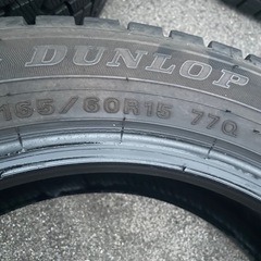 中古スタッドレスタイヤ　165/60R15 4本セットの画像