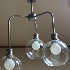 ニトリ　ペンダントライト　VERRE 3T クリア