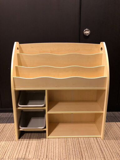 【店頭保管】【展示品・未使用品】本棚 絵本ラック 参考価格12,990円?自社配送時?代引き可?※現金、クレジット、スマホ決済対応※