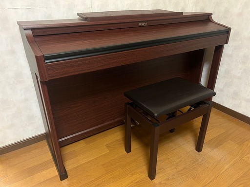 Roland デジタルピアノ HP205-GP 2008年製 電子グランドピアノ 黒鏡面 