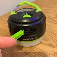 Hallomall キャンプライト USB充電の画像