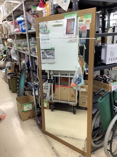 ふすまサイズ ミラー 82×166cm 管D250320BK (ベストバイ 静岡県袋井市)