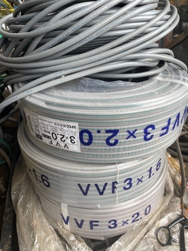 電源コードVVF 3*16