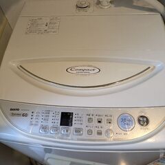洗濯機6.0kg　SANYO　ASW-60APの画像
