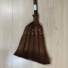 【和歌山県/山本勝之助商店】5玉棕櫚長柄箒＆はりみ(大)セット ほうき ちりとりセット の画像