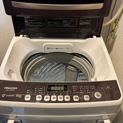 洗濯機　Hisense HW-DG80Cの画像