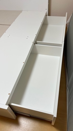 ニトリ　ダブルベッドフレーム（収納付き）