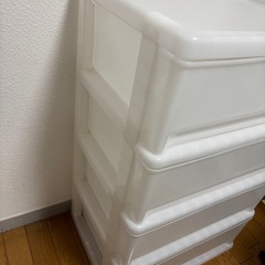 【取引中】ニトリ 収納棚 収納ケース 衣装ケース 4段の画像