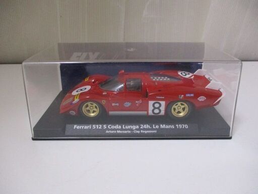 G∝27 スロットカー FLY フェラーリ 512S #8 ル・マン 24 1970 クレイ・レガツォーニ Ferrari Coda Lunga 24h Le Mans CLAY REGAZZONI