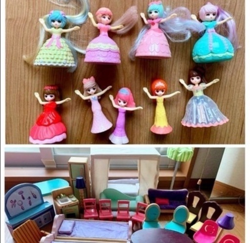 大型木製3階建ドールハウス★家具&人形おまけ★キッドクラフト★アメリカで購入