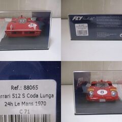 G∝27 スロットカー FLY フェラーリ 512S #8 ル・マン 24 1970 クレイ・レガツォーニ Ferrari Coda Lunga 24h Le Mans CLAY REGAZZONIの画像