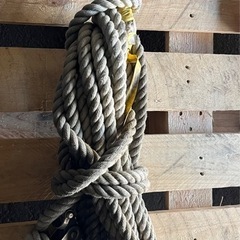 親綱1m　緊張器付　ロープ　足場